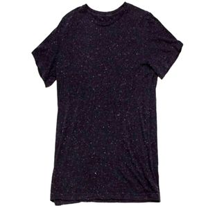 Blue speckled shirt  (M)